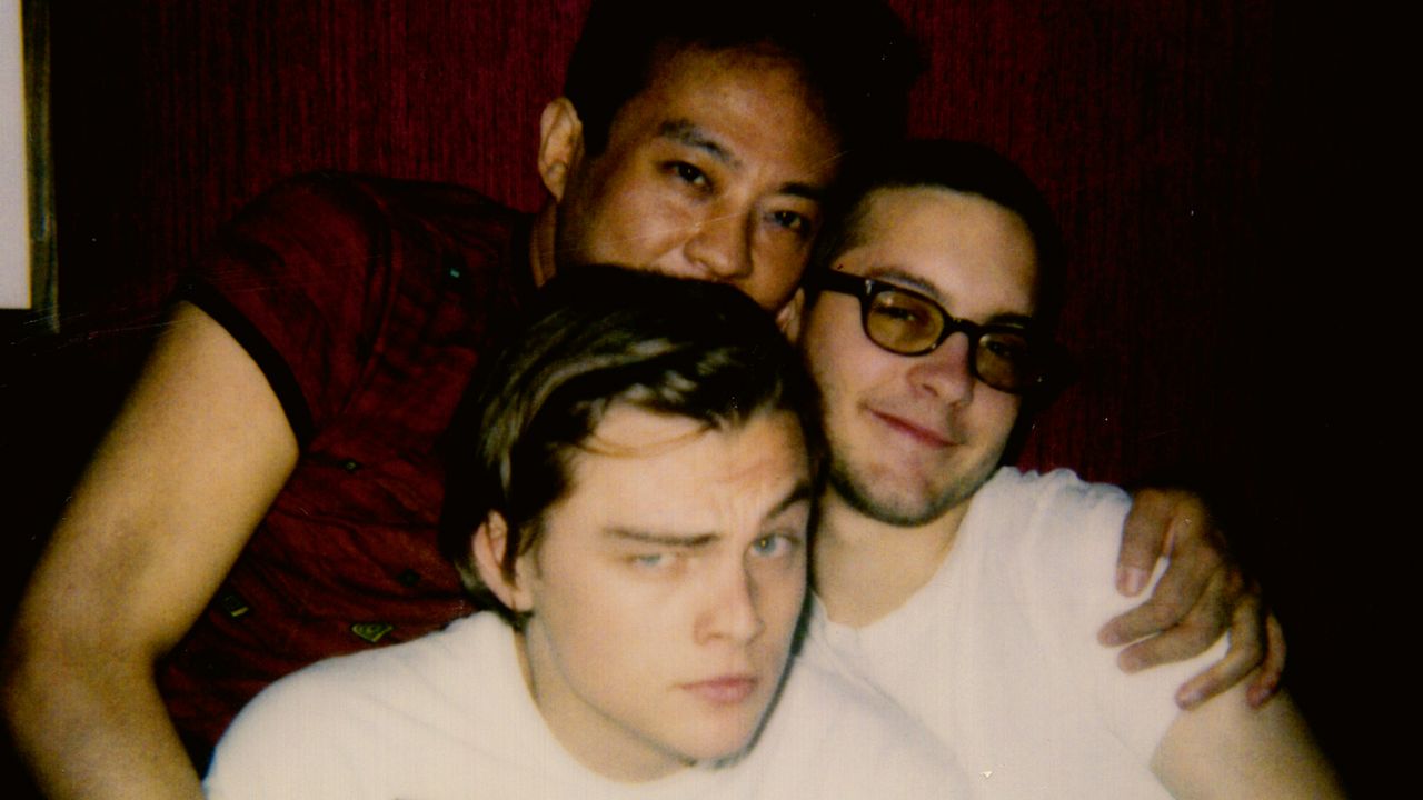 Dave with Leonardo DiCaprio Tobey Maguire